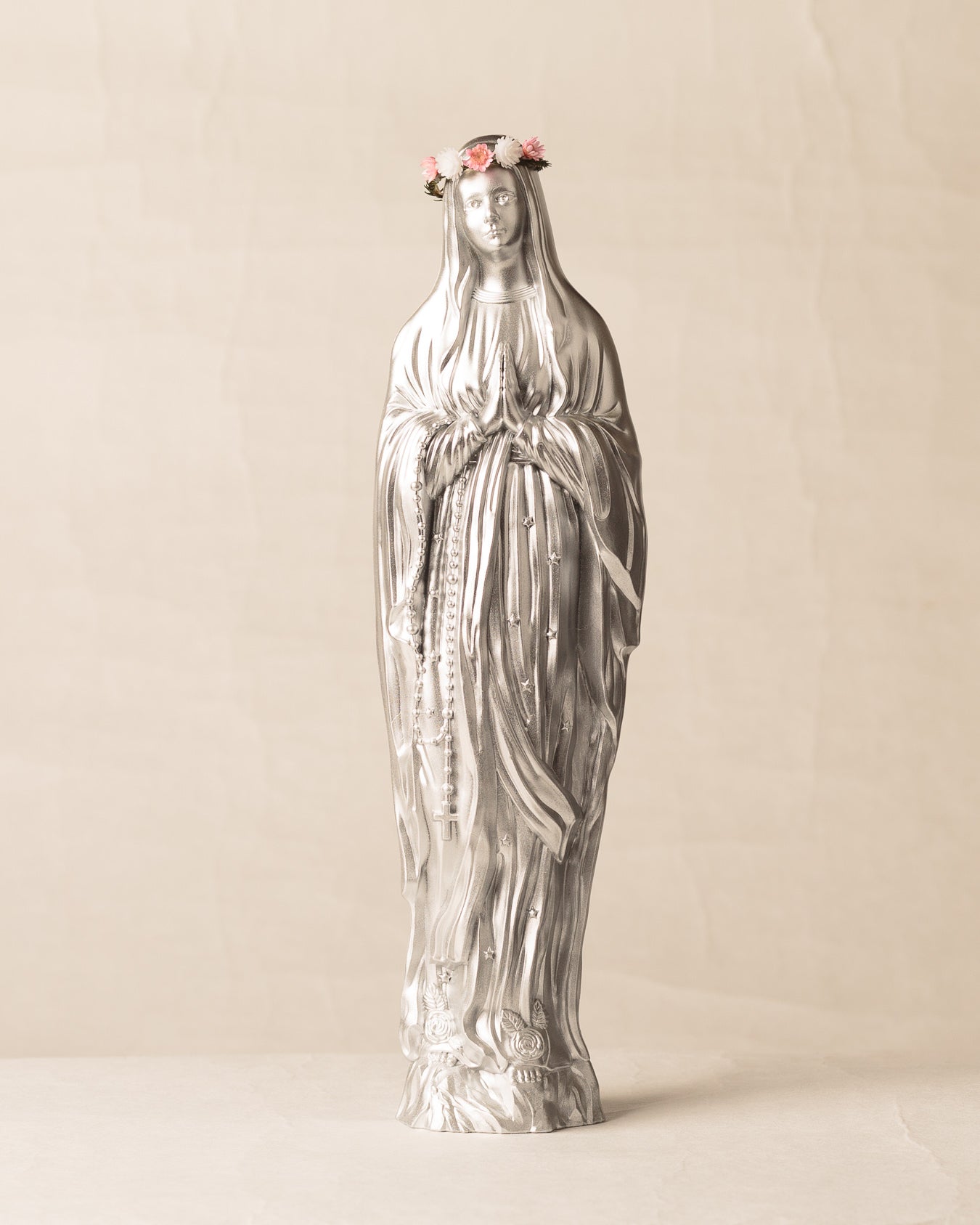 Vierge Sapristi V2 couronnée de fleurs