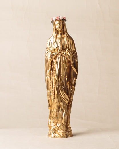 Vierge Sapristi V2 couronnée de fleurs