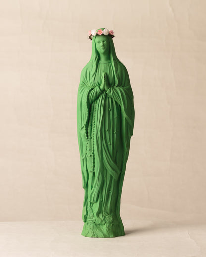 Vierge Sapristi V2 couronnée de fleurs