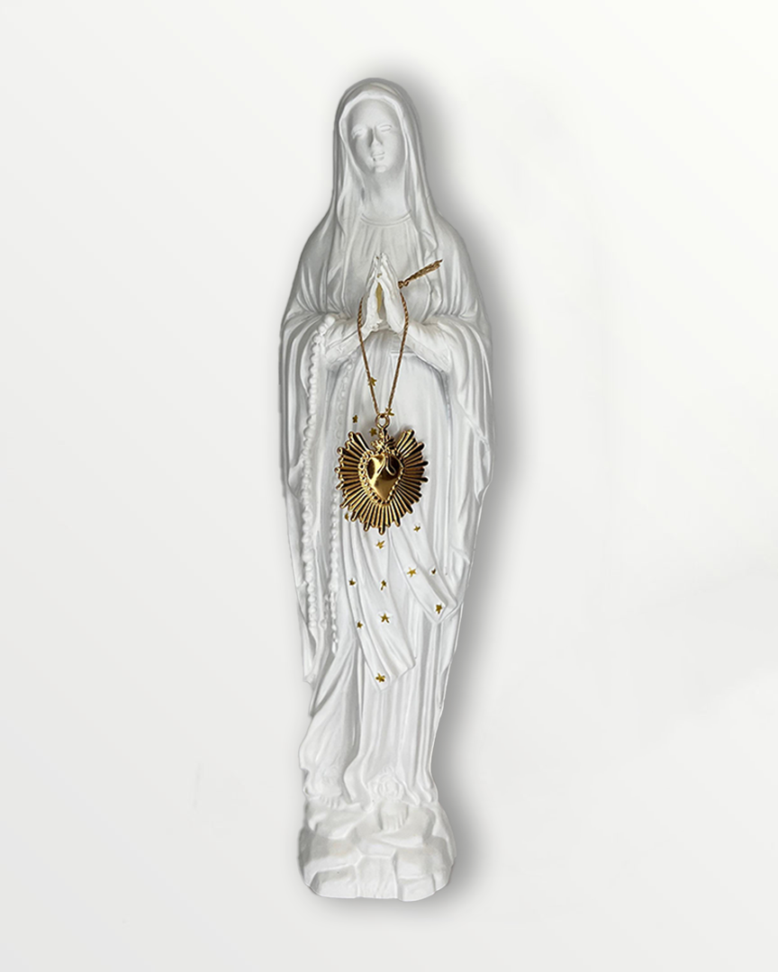 Statuette de la Vierge ex-voto