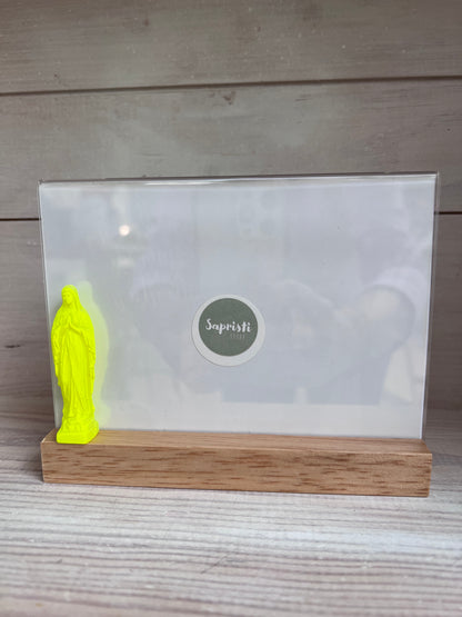 porte photo jaune fluo