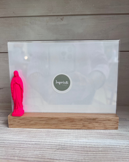 porte photo rose fluo